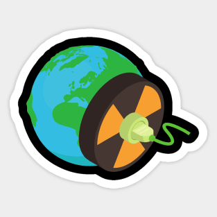 Atomic Energy Radioactive Sticker